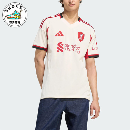 Adidas/阿迪达斯正品LIVERPOOL男士训练透气足球比赛短袖JV6487
