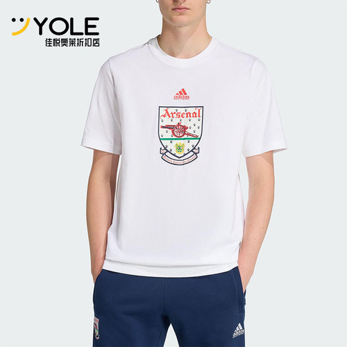 Adidas/阿迪达斯正品阿森纳92-94T-SHIRT新款经典男短袖T恤JY8905