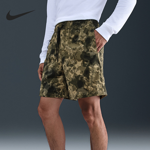 FIT男士 運(yùn)動(dòng)印花寬松休閑透氣短褲 耐克正品 HV0978 220 Dri Nike