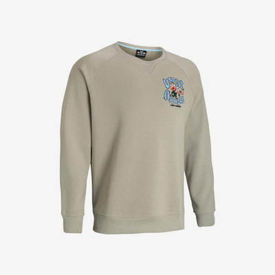 UA/安德玛正品2025新款男子经典复古圆领卫衣套头衫1379689-289