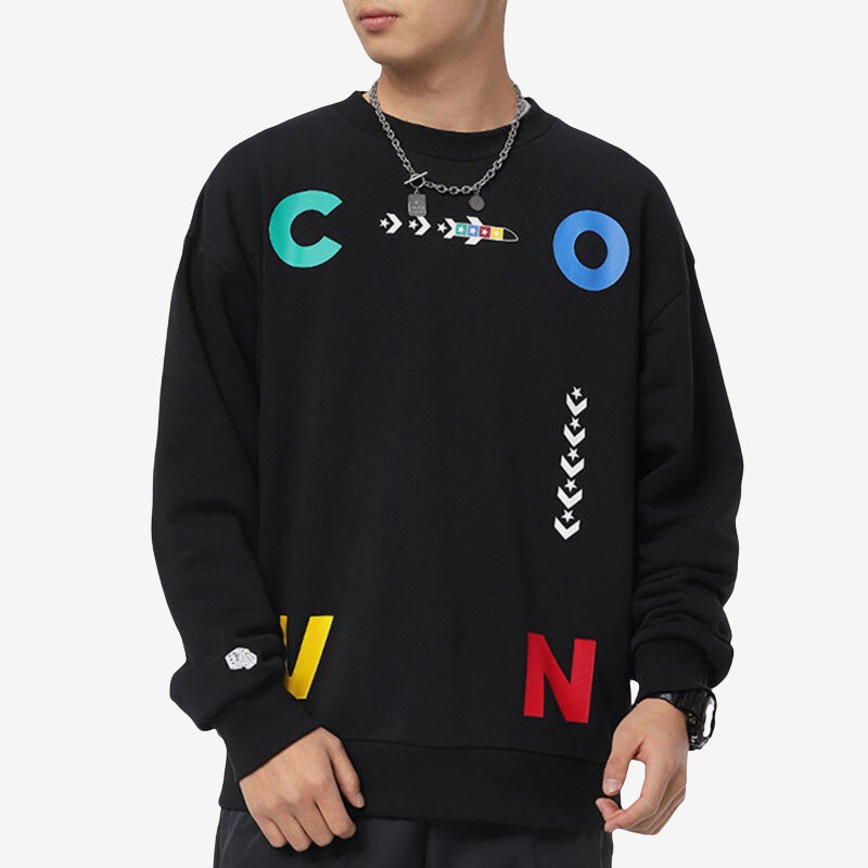 Converse匡威正品新款男子宽松潮流圆领休闲运动套头卫衣10022414,运动服/休闲服装,运动卫衣/套头衫,淘宝优惠券,粉丝福利购,淘宝优惠卷