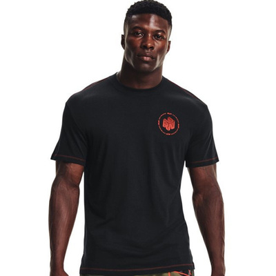 安德玛正品UA Anywhere秋冬季男子短袖跑步运动训练T恤1366505