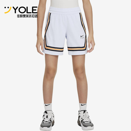 Nike/耐克正品儿童时尚休闲松紧高腰合身五分短裤DA1086-085