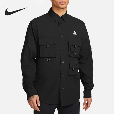 Nike/耐克正品秋冬新款男士网眼户外透气轻质T恤DN3936-010