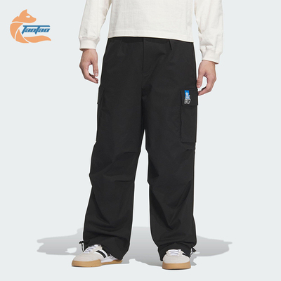 Adidas/阿迪达斯正品三叶草男士工装梭织经典运动户外长裤KA8012