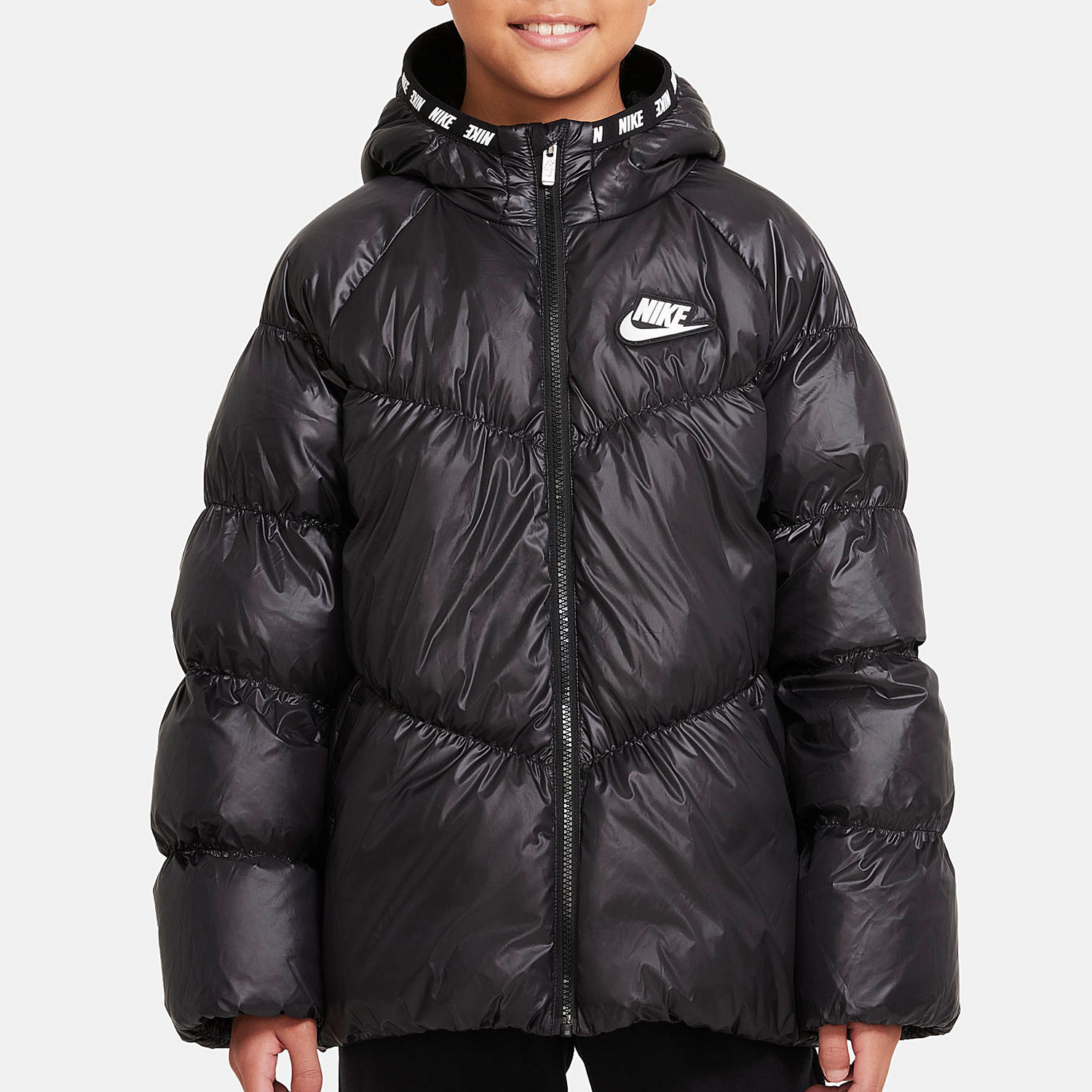 耐克大童连帽运动羽绒服