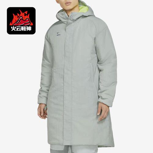 耐克男子足球中长款运动棉服