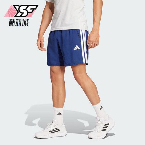 Adidas/阿迪达斯正品TR-ES 3S WV SH男士经典松紧腰短裤JC7719