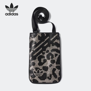 HF2328 三叶草女子豹纹水钻运动斜挎包 Adidas 阿迪达斯正品