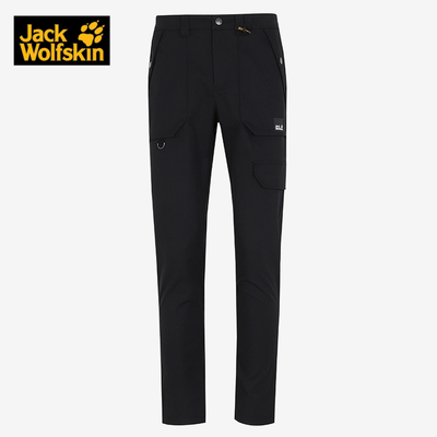 Jackwolfskin狼爪正品男子21秋新品户外防风软壳休闲长裤 5521231