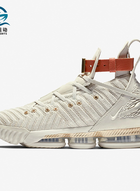 Nike/耐克正品LeBron XVI LMTD女士新款气垫时尚休闲鞋BQ6583-100