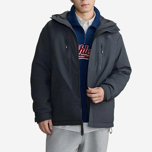 New Balance/NB正品冬季新款男子运动保暖连帽羽绒服AMJ44306-ACK