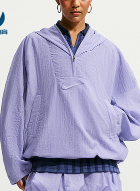 Nike/耐克正品女士轻便连帽简约长袖跑步运动外套IM3995-533