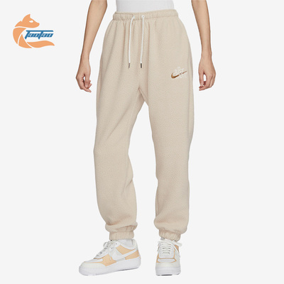 耐克女子休闲束脚针织运动长裤