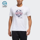 潮流圆领休闲印花透气短袖 Adidas 男士 时尚 T恤GL1986 阿迪达斯正品