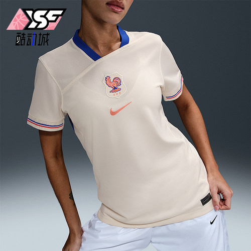 Nike/耐克正品Dri-FIT女士足球运动训练透气短袖T恤FZ9129-110