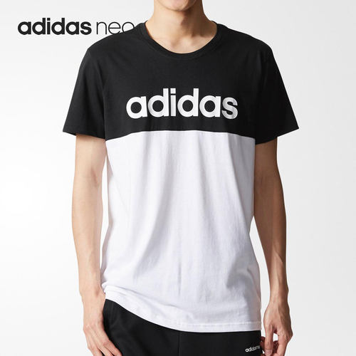 Adidas/阿迪达斯正品夏季新款男子透气休闲运动短袖BQ6818