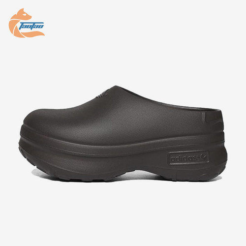 Adidas/阿迪达斯正品三叶草女士运动时尚厚底经典休闲拖鞋IF6969