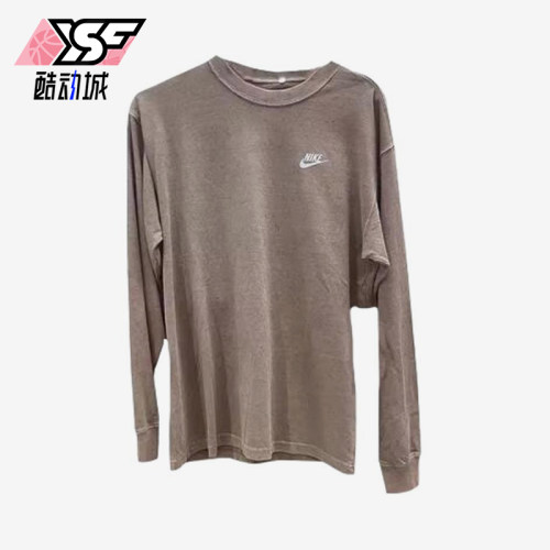 Nike/耐克正品春季款男士运动圆领透气宽松休闲长袖DX1002-040
