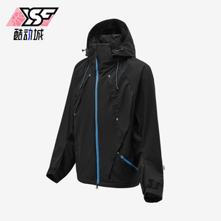 Adidas/阿迪达斯正品撞色拉链连帽长袖夹克经典男夹克外套KR0413
