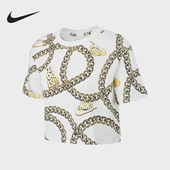 耐克正品 T恤CI9356 Sportswear 短袖 100 女子印花短款 Nike