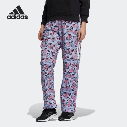 Adidas/阿迪达斯正品JENNY X ATMOS联名款女子宽松长裤GT0097