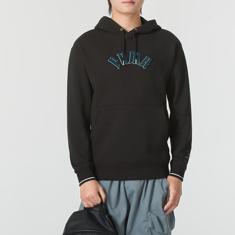 Puma/彪马正品秋季新款男士经典舒适运动休闲连帽针织卫衣