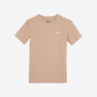 ESS女士网眼拼接透气运动紧身运动短袖 26夏ACTIVE 彪马正品 Puma