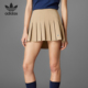 Adidas 阿迪达斯26夏三叶草女士日常复古运动休闲百褶短裙JC6772
