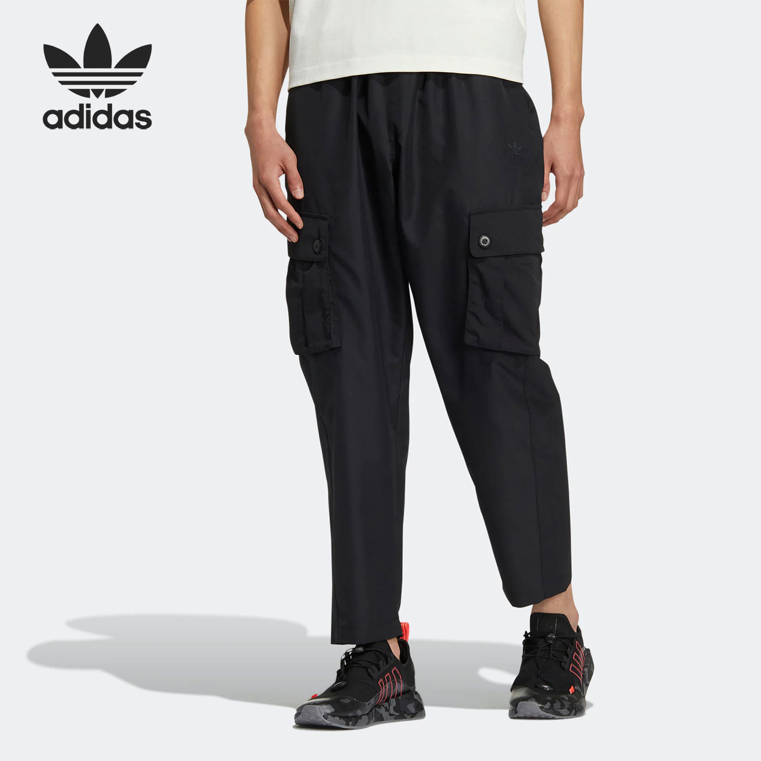 Adidas/阿迪达斯正品三叶草当季新款男子运动梭织长裤HU1155