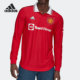 球员版 Adidas 23曼联主场长袖 男子球衣HN5748 阿迪达斯正品