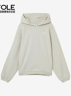 Puma/彪马正品新款女士时尚休闲宽松经典运动连帽卫衣631307-87