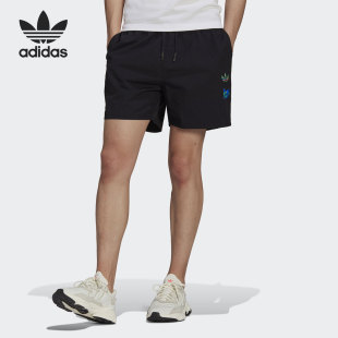 休闲运动男子短裤 Adidas 五分裤 26夏当季 HA4686 阿迪达斯正品