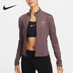 运动跑步外套IB1999 2025女士耐穿立领印花修身 502 耐克正品 Nike