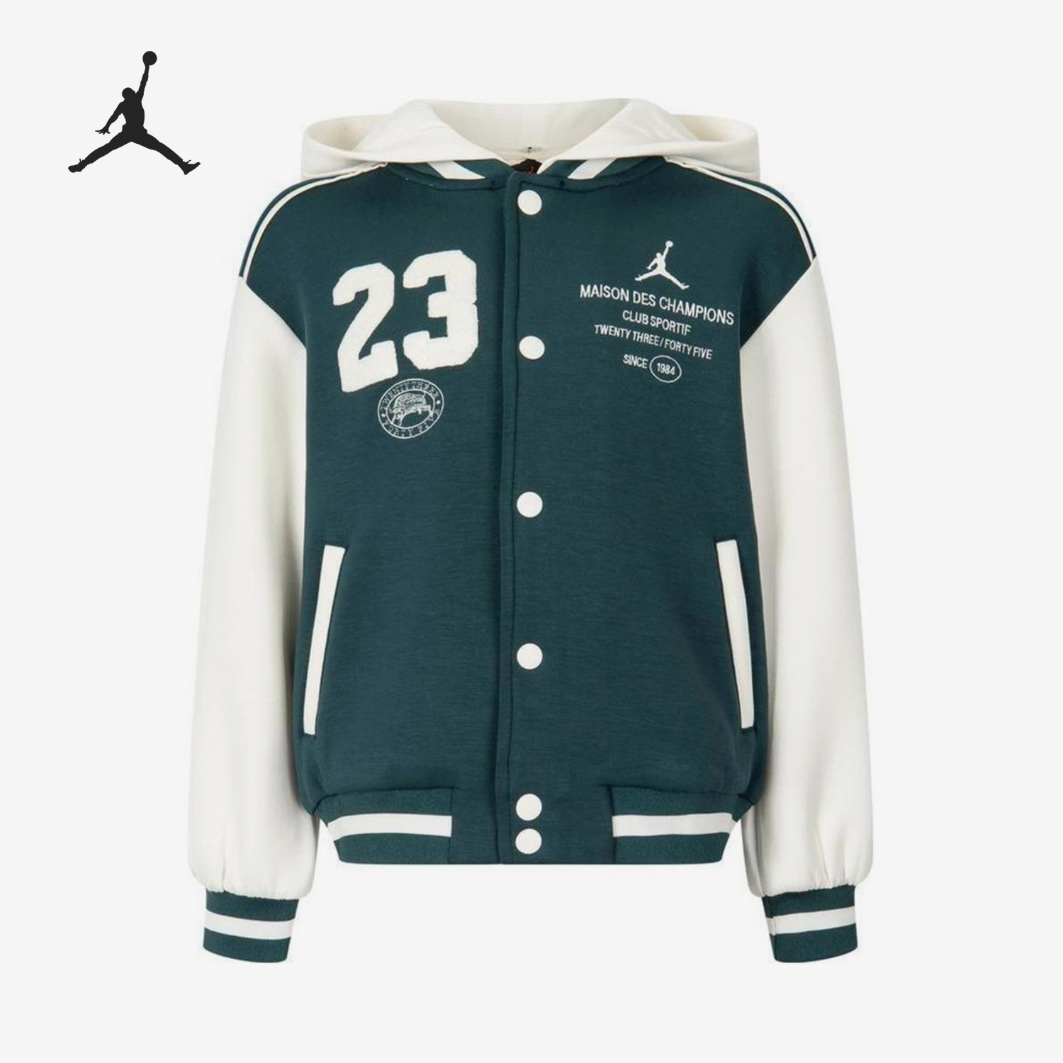 Nike/耐克正品JORDAN小童经典针织连帽运动夹克外套HQ7160-366