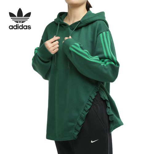 Adidas/阿迪达斯正品三叶草HOODIE女子时尚保暖运动卫衣FU3864