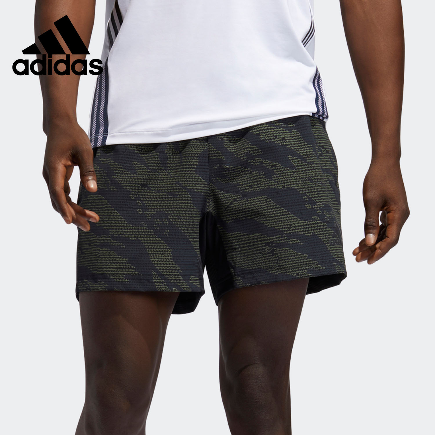 Adidas/阿迪达斯正品TKY CAMO SHORT男子休闲运动短裤 FT7927