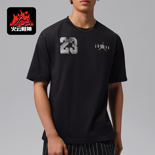 Nike/耐克正品Jordan Brooklyn男士印花舒适短袖T恤IF3128-010