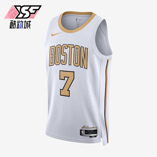 Nike/耐克正品NBA男士透气印花运动无袖背心T恤HM5974-105