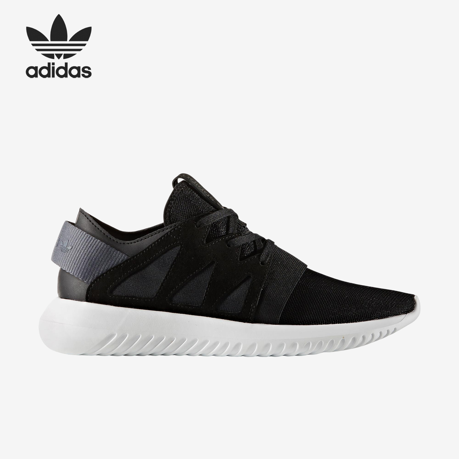 Adidas/阿迪达斯正品女19新三叶草TUBULAR小休闲运动鞋BB2065