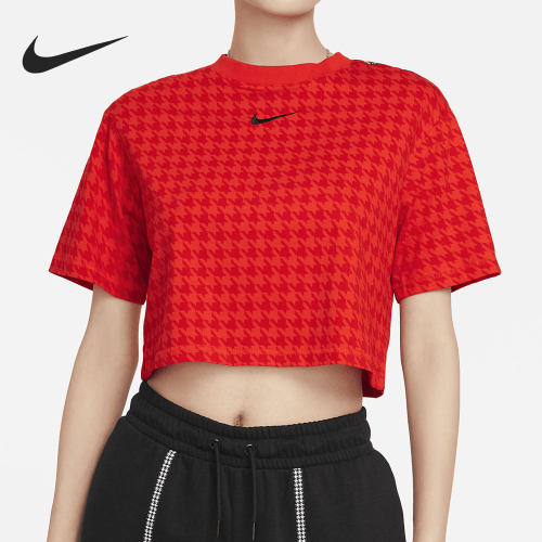 Nike/耐克正品 MOD CROP SS 女子休闲运动短袖T恤 DD5034-673