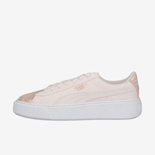 Puma彪马正品Basket女厚底增高防滑轻便低帮板鞋366494-02