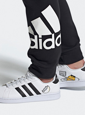 Adidas/阿迪达斯正品 NEO 蛋黄哥联名男女情侣休闲运动鞋FY3022