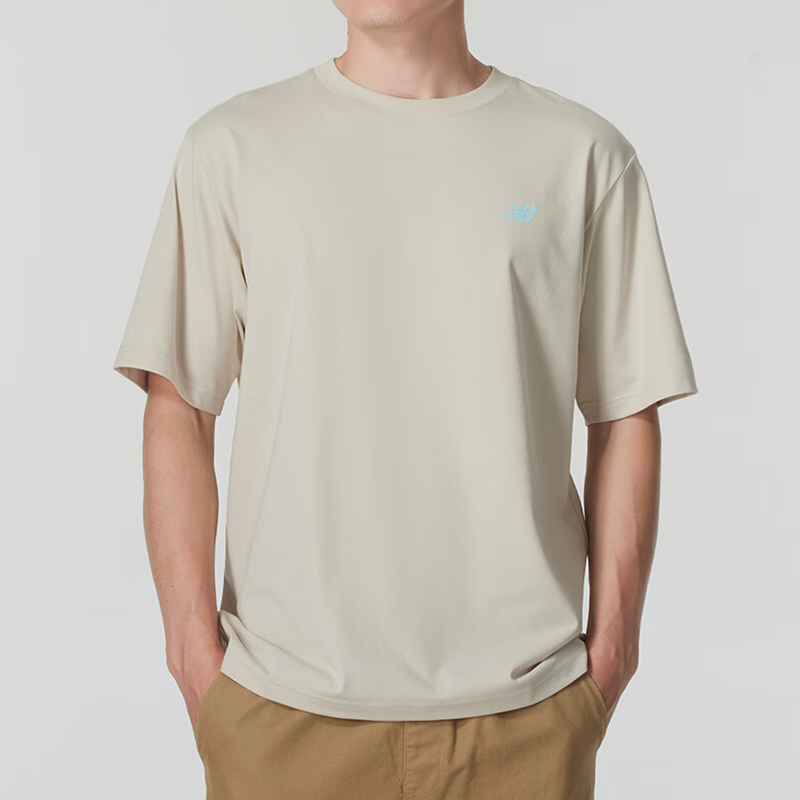 New Balance/NB正品夏季新款男子纯色简约短袖T恤NEE36011-LBE
