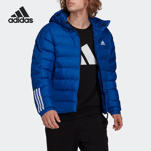 Adidas/阿迪达斯正品户外男子运动休闲修身棉服外套GT1675