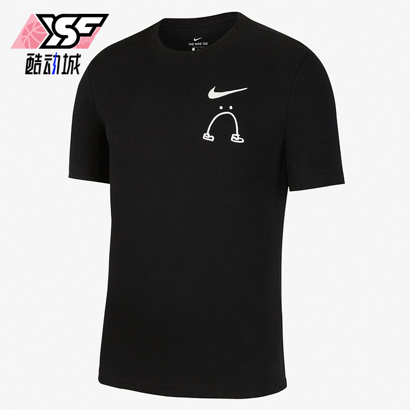 Nike/耐克正品TheTe新款男黑白色运动休闲短袖T恤CK9460-010