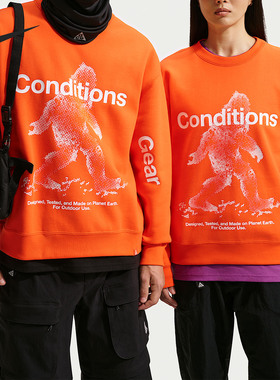 Nike/耐克正品2026春季款男士日常圆领套头针织卫衣IF1491-819