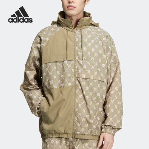 Adidas/阿迪达斯正品neo M MONOGRAM WB 2男子梭织夹克HM2040