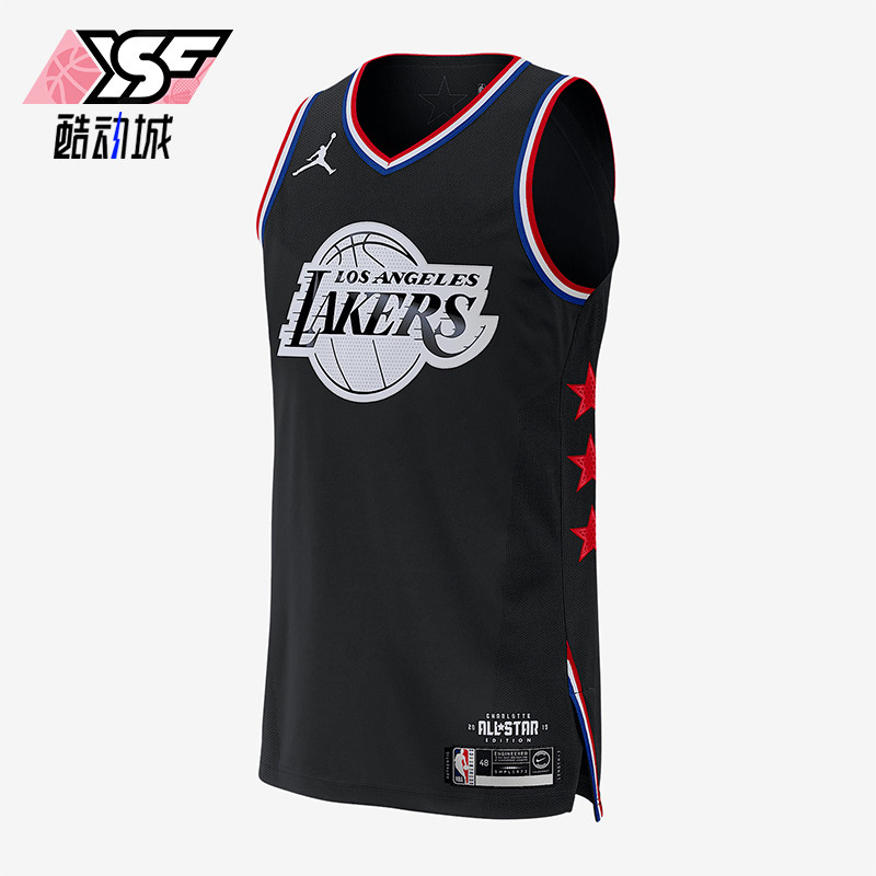 Nike/耐克正品JORDAN男士透气图案篮球v领无袖T恤AQ7288-017