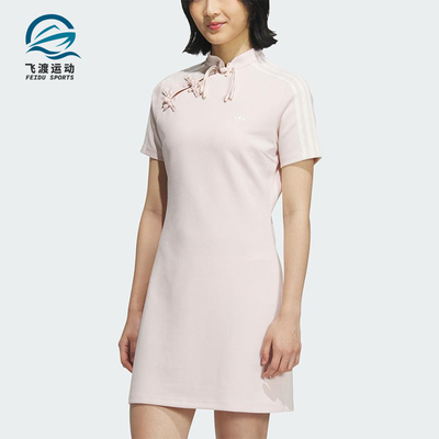 Adidas/阿迪达斯正品三叶草女士经典新中式经典运动连衣裙KB6410